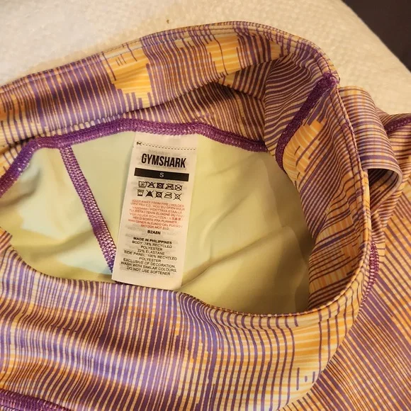 Gymshark Multicolored 2 Pocket Small Womens Seamless 2.0 Leggings - Picture 4 of 7